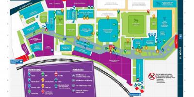 Zemljevid Melbourne Showgrounds