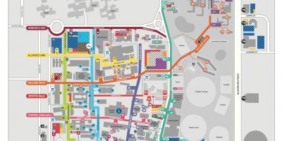 Monash university Clayton zemljevid